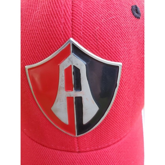Atlas Zorros Metal 748 Embroidered Soccer Hat Red Cap Strapback Adjustable - Picture 4 of 11